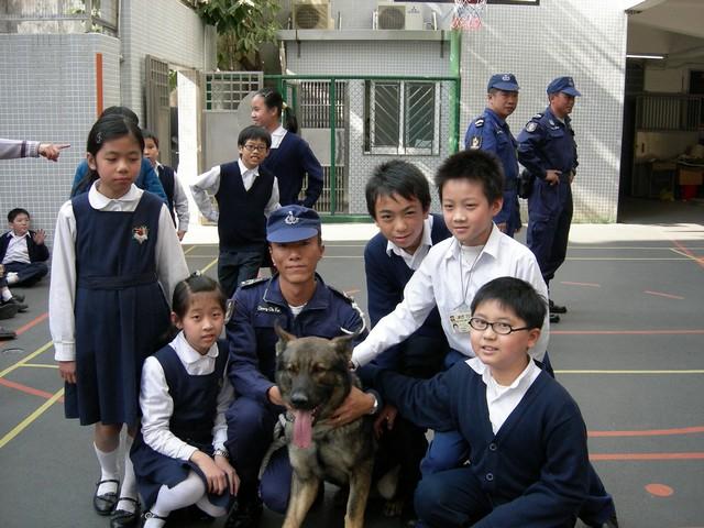 警犬到校探訪(07.03.17)